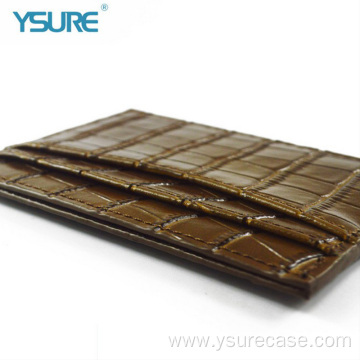 Custom Fashionable Leather Business Credit Card Holder